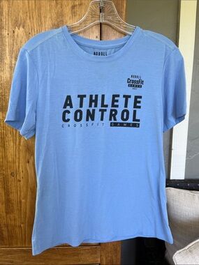 NOBULL 2022 CrossFit Games Light Blue 'Athlete Control' Short-Sleeve Tee medium